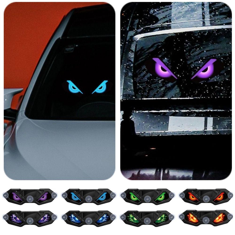 Suction Cup Installation Car Demon Eye Light Cool LED Atmosphere Light Universal