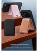 iPhone 17 Magnetic Bracket Magsafe Rotating Mirror Stand with Card Holder