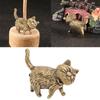 Металлические Декоры Кошки Фигурки Статуэтки Животных Кошки Декоративные Предметы для Гостиной, Книжной Полки, Прикроватного Столика