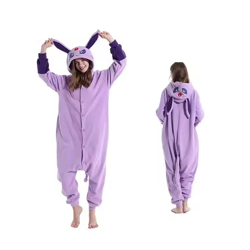 Cosplay Costume Men Women Kigurumis Anime Onesie Hallween Carnival Party Outfit Gengar Pikachu Funny Jumpsuit