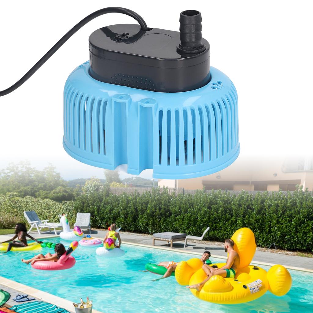 Pool Cover Pump 75W 850GPH Flow 10.5ft Lift Dry Burning Protection Submersible Pool Cover Drain Pump with 5m Water Hose 220V 50Hz