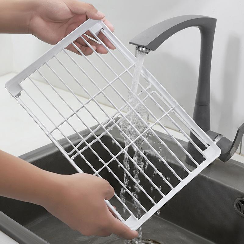 3713 Storage Rack Bathroom Storage Rack Kitchen Desktop Cosmetics Storage Rack Foldable Grocery Storage Rack