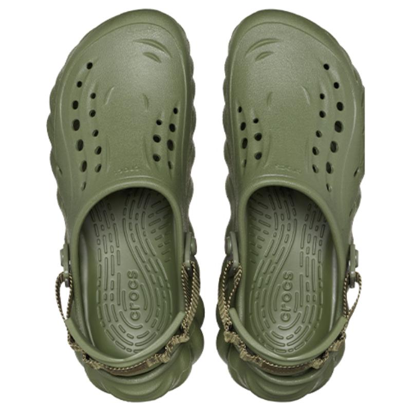 Crocs Echo EVA Clog Breathable and Abrasion Resistant Sports Sandals Unisex Green