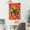 Australian Aboriginal Style Wall Decor Tapestry Art For Pet Memorial Birthdaywedding Party Backdrop Family Gift