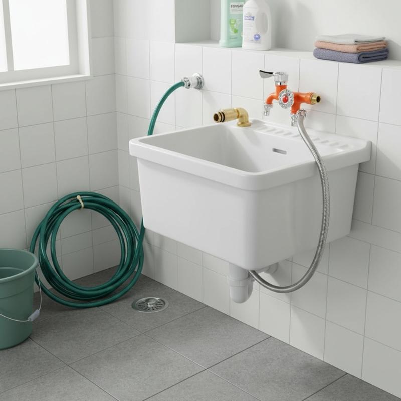 Freeze Resistant Laundry Valves with Flows Control Strong Plastic Construction Suitable for Most Washing Machines