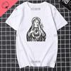 Our Lady of Guadalupe Virgin Mary The Madonna Religious Graphic Tshirt Summer Unisex Women Short Sleeve O-Neck Streetwear Tops