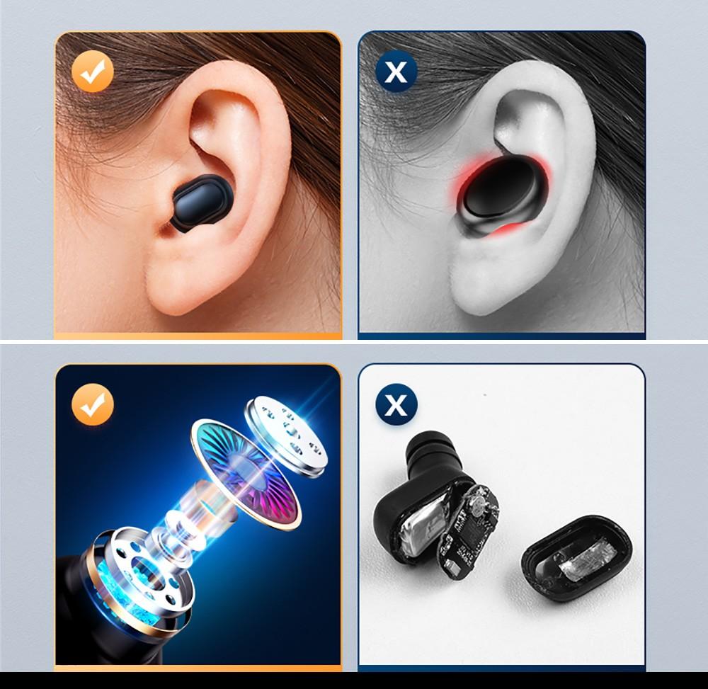 Новейшие беспроводные наушники E7S TWS с цифровым дисплеем HiFi Stereo Music Mini Headset Stereo Music IPX4 Waterproof Sport Earbuds Low Latency