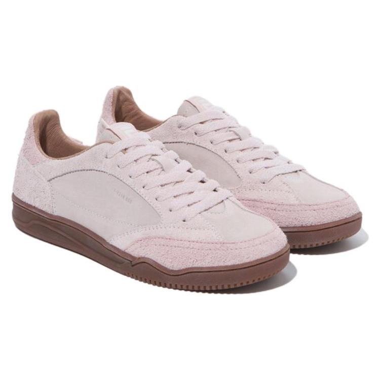 FILA Slantshot Comfortable Low top Skateboard Shoes Unisex Pink Korean Style 1TM01997F650