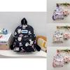 Adorable Cartoon Backpack Cute Girls Trendy Preschool Bag Durable Nylon Pink