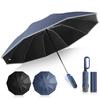 GOSO Folding Large Automatic Reverse Folding 280T Suitable for Sun and UV Perfect for Rainy and Heavy Inverted Folding UV Umbrella, Size, Men's,