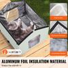 Heated Cat House Foldable Kitty Shelter with Heated Pad Green Middle
