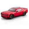 1/24 Dodge Challenger Hellcat SRT Гальваническая версия Сплавная масштабная модель автомобиля Литой металл Звук и свет Детская игрушечная машина Транспортные средства