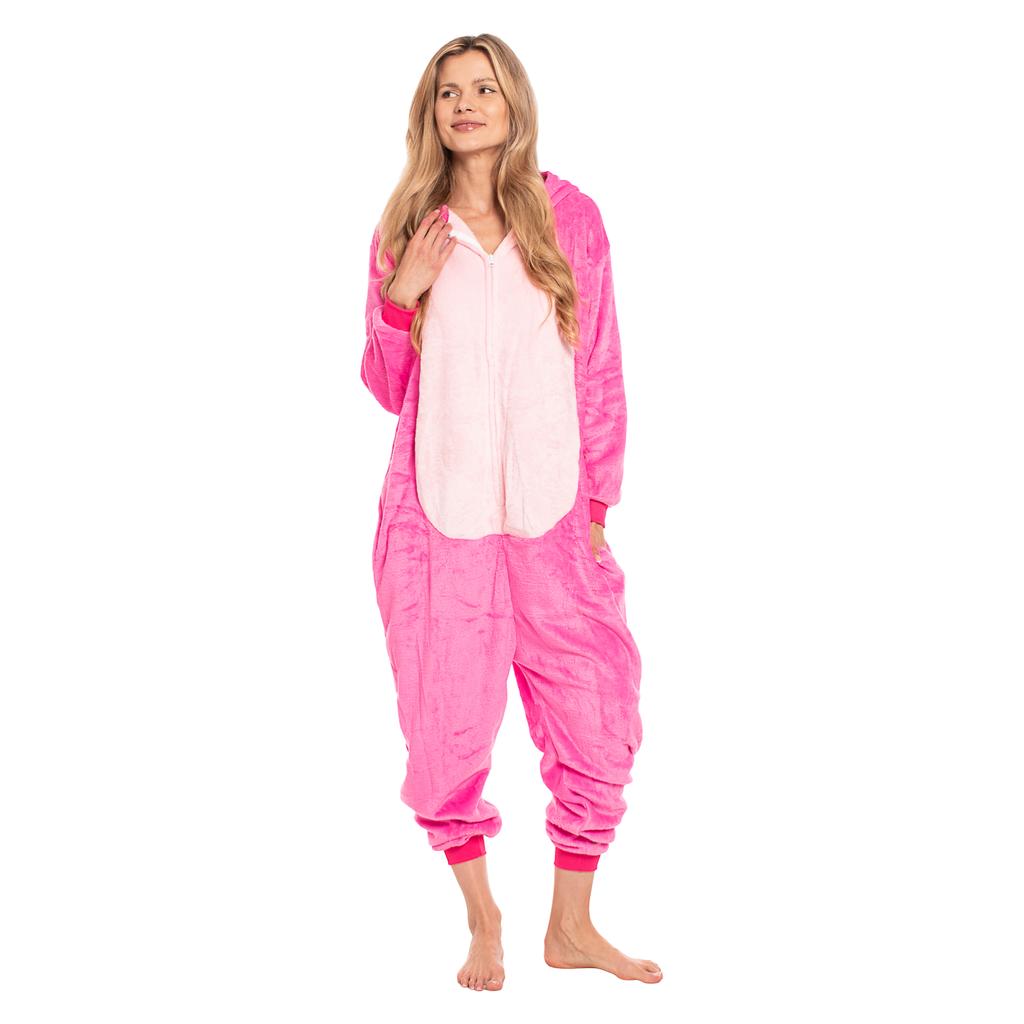 Piżama damska kombinezon kigurumi onesie kostium stich różowy 155-165 cm m