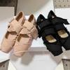 Women Ballet Dance Shoes Flats Square Toe Designer Shoes Elegant Autumn New Brand 2024 Dress Walking Fashion Party Zapatos Mujer
