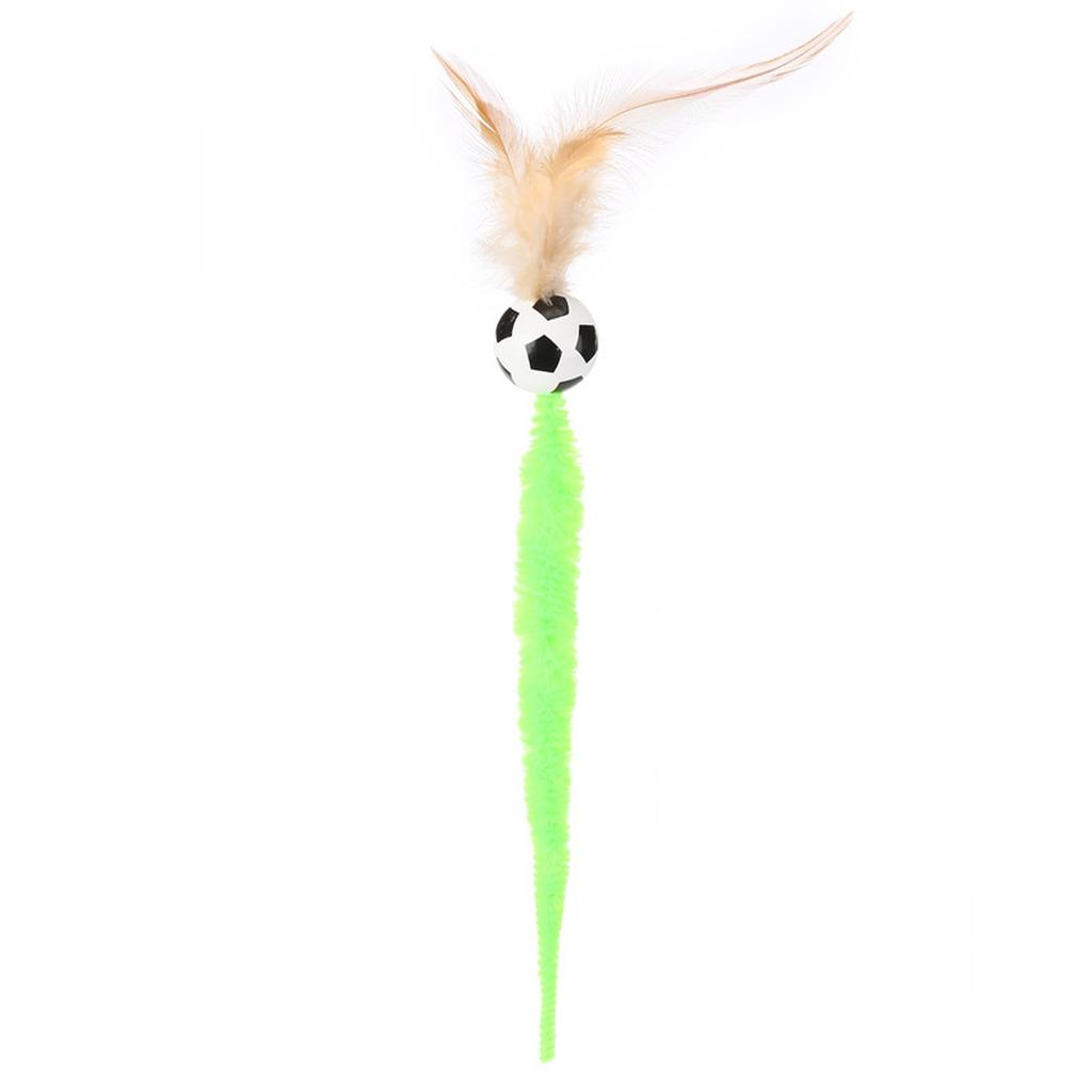 Classicseali 6PCS Bouncy Balls for Cats, Worm with Ball, Bouncys Ball with Tail, Plush Bouncys Balls with Tail, for Pet Play, Colorful