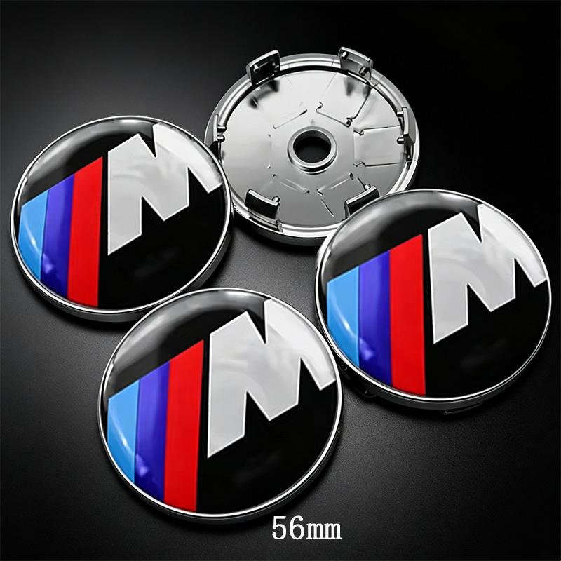 Hot For BMW M 4Pcs 56mm-68mm Car Wheel Center Caps For BMW Alpina M X1 X3 X5 X6 X7 E60 E92 E71 E70 E46 F34 G30 G70 G08 G05 G06 G01 G02 G31/G38
