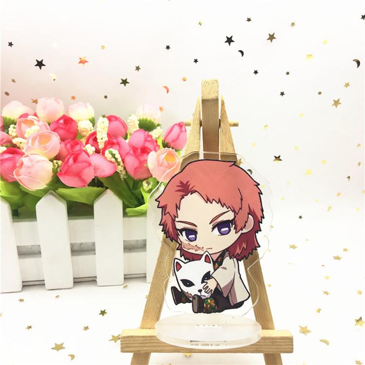 Аниме игры Demon Slayer персонаж мультфильма акриловый брелок металлический декоративный аксессуар подарок кулон модель