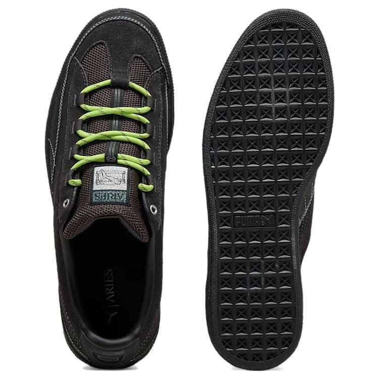 Puma X Aries Замша HP Унисекс Черный Плоский Темно-серый 399347-01
