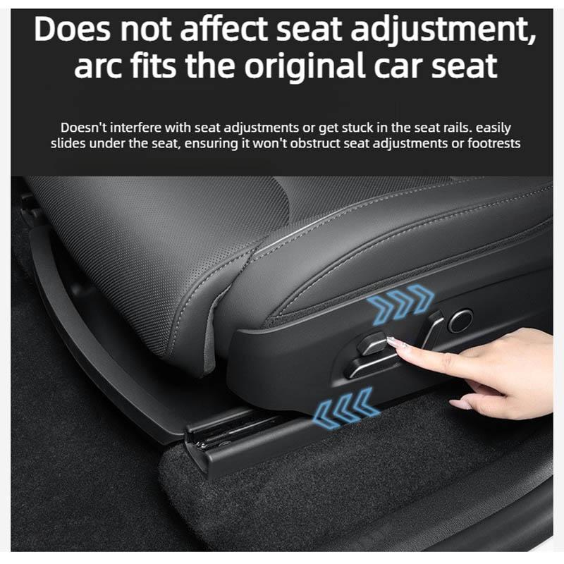 Underseat Storage Box for Tesla Model YL 2026 Seats Drawer TPE Hidden Storage Tray Push Pull Car Y L Front Rear Seater Organizer