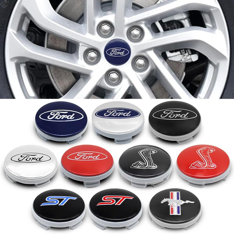 qmzhr10 4pcs 54mm Car Styling Wheel Center Cap Hub Covers Badge For Ford Focus mk1 C-Max Edge ST 3 S-MAX Fusion Ranger Kuga Accessories