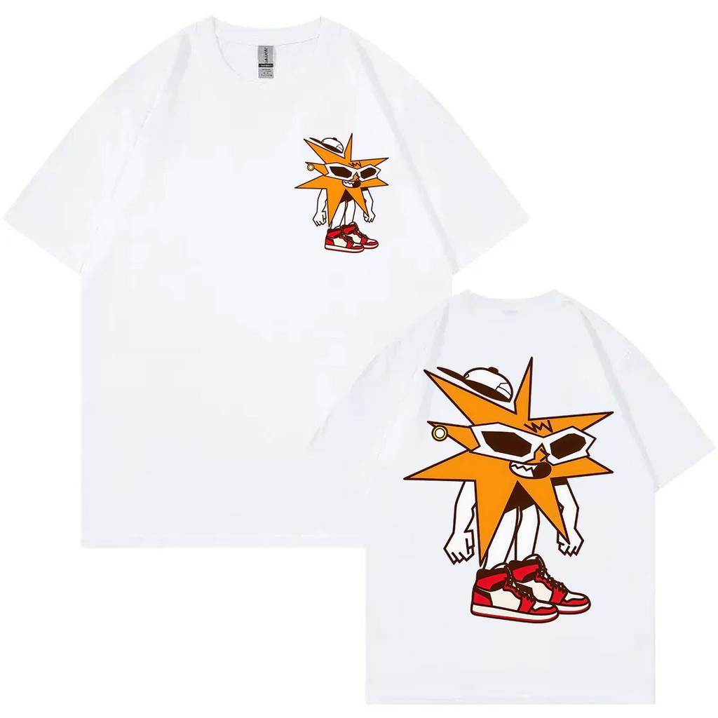 Puerto Rico Singer Mora Microdosis Album Graphic T Shirts Fashion Cartoon Short Sleeve Tshirts Men Casual Cotton Tshirt