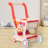 Children'S Wooden Multifunctional Cart Walker Toys Boys And Girls Early Education Educational Shopping Cart Toys
