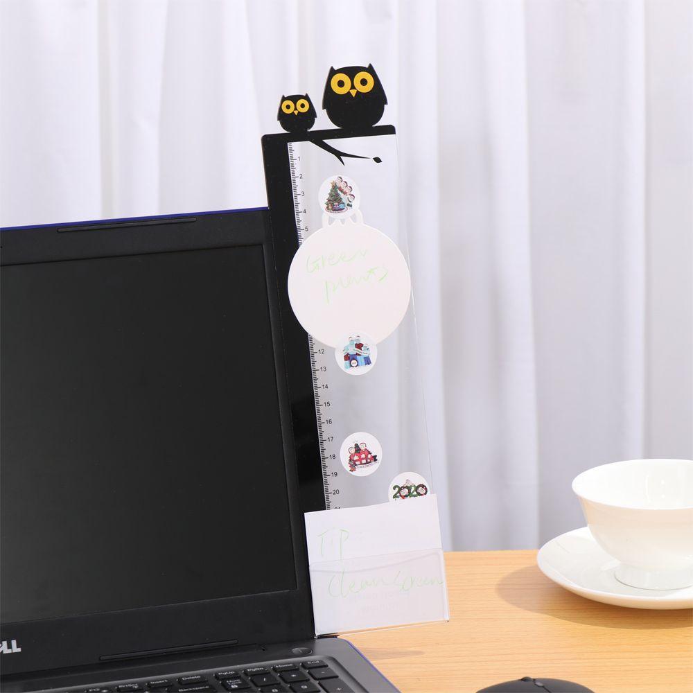 Panel Stationery PC Screen Desktop Plastic Holder Label sticker Remind Memo Pad Message Memo Board