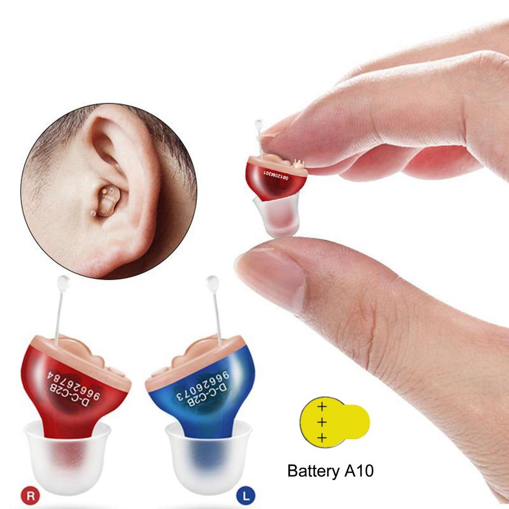 Mini Invisible Hearing Aids For Deafness Wireless Headphones Ear Adjustment Tools Audio Amplifier Listening Devices