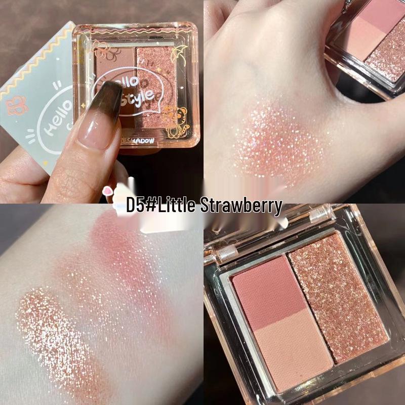 Привет Стиль Петит Матовое Трио Теней для Век: Нюдовые и глубокие земляные тона