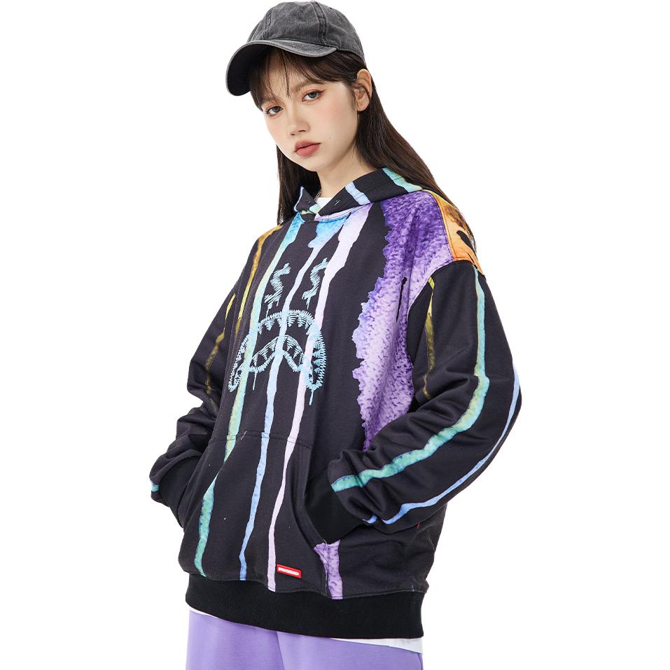 Sprayground Худи с принтом «Акулий рот» Color Block Свободного кроя Унисекс худи W0833320