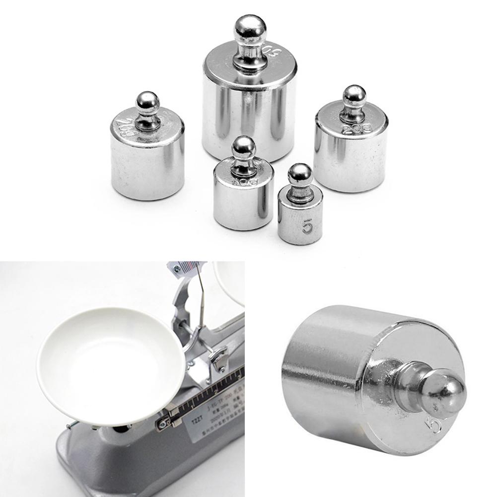 5-500 г Набор калибровочных гирь для граммовых весов с хромированным покрытием для цифровых весов, весов-балансиров, лабораторных весов