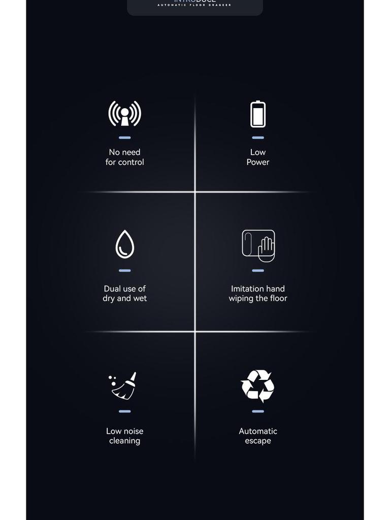Умный робот-пылесос и швабра двойного назначения для влажной/сухой уборки