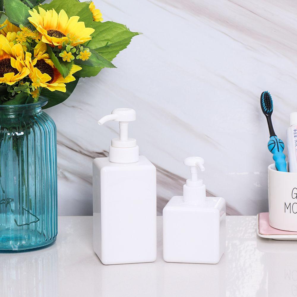 Пластиковый Пустой Прозрачный Контейнер для Дезинфицирующего Средства для Рук, Шампуня с Дозатором-Помпой, Диспенсер для Жидкого Мыла