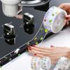38MM*3.2M Kitchen Bathroom Sealing Tape Waterproof Adhesive Seal Tape Stickers Mildew Toilet Seam Strip Self Transparent Printing Home Decoration