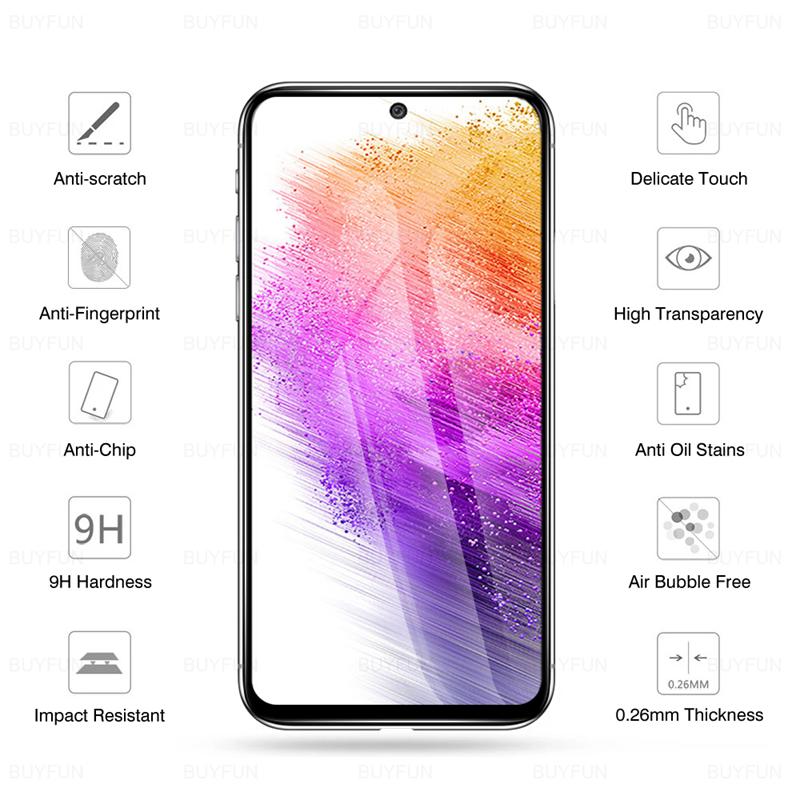 Полноэкранная защита из закаленного стекла для Samsung Galaxy A15 A05 A25 A35 A55 A24 A34 A54 5G Realme 12 10 8 8i 9 пленка Redmi 13C 12C 10C Note 13 11s 10s