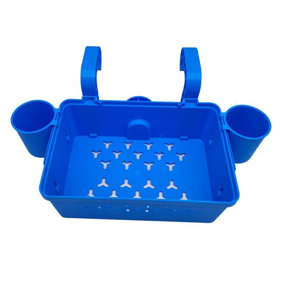 Poolside Storage Baskets with Cup Holders Large Capacity Universal