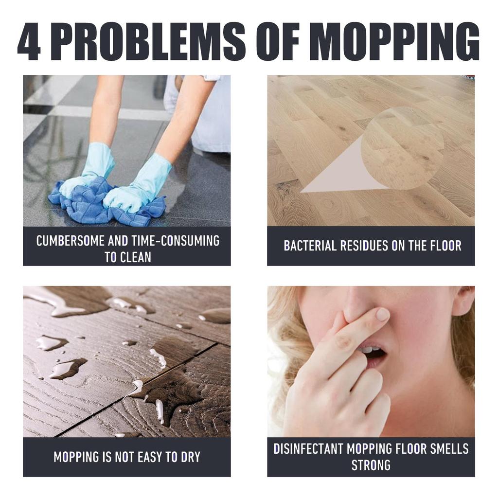 Jakehoe Floor Cleaner Wood Floor Marble Floor Powerful Stain Remover Brightening and Polishing Cleaner