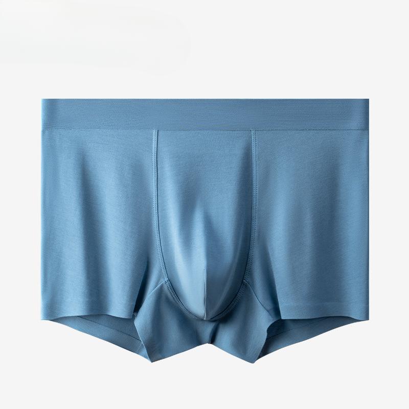 Мужское нижнее белье из чистого хлопка с антибактериальной внутренней частью, дышащее, однотонное, для мальчиков, для молодых мужчин, со средней посадкой