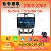 Для Subaru Forester SG 2002 - 2008 автомобильный радиоприемник Android 14 Carplay Auto 2K экран мультимедийный проигрыватель DSP автомагнитола стерео головное устройство