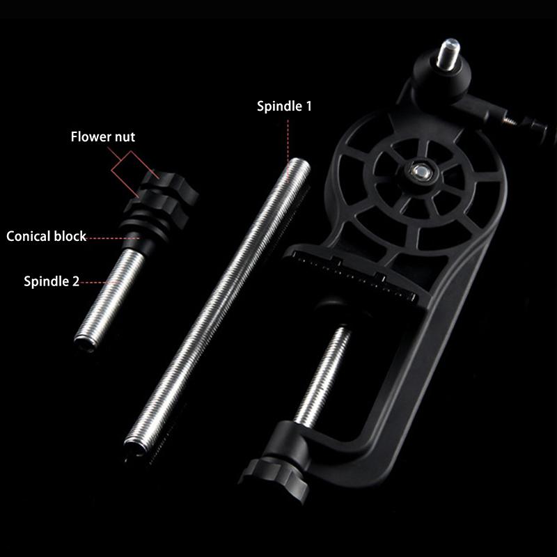 Fishing Line Winder Fishing Line Spooler Adjustable Portable Table Clamp Fishing Reel Machine Wire Winding Reclaimer Equipment