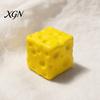 Stress Reduction Gadget Fake Cheese Squeeze Toy, Anxiety Relief Cube Sensory Tool Slow Rising Pinch Home Office Relaxation Food