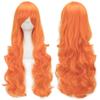 80cm Anime Cosplay Wigs Heat Resistance Women Wave Hairpiece Long Curly Hair  Cosplay Party