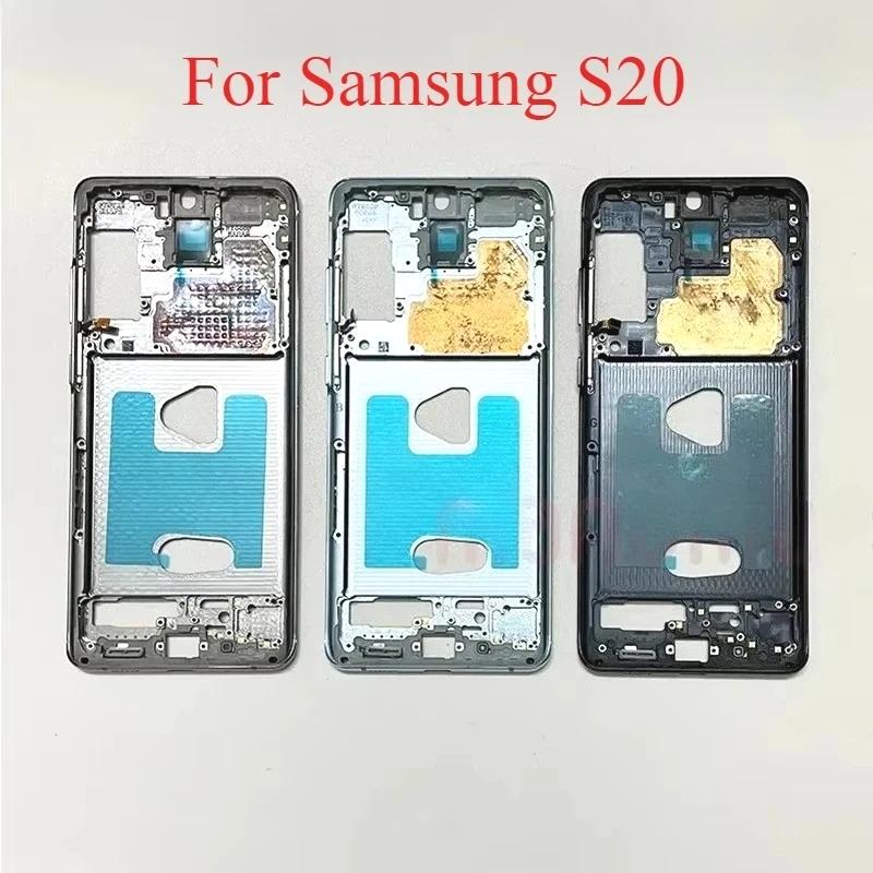 Middle Frame Bezel For Samsung Galaxy S20 Phone Screen Bracket Repair LCD Display Refurbish