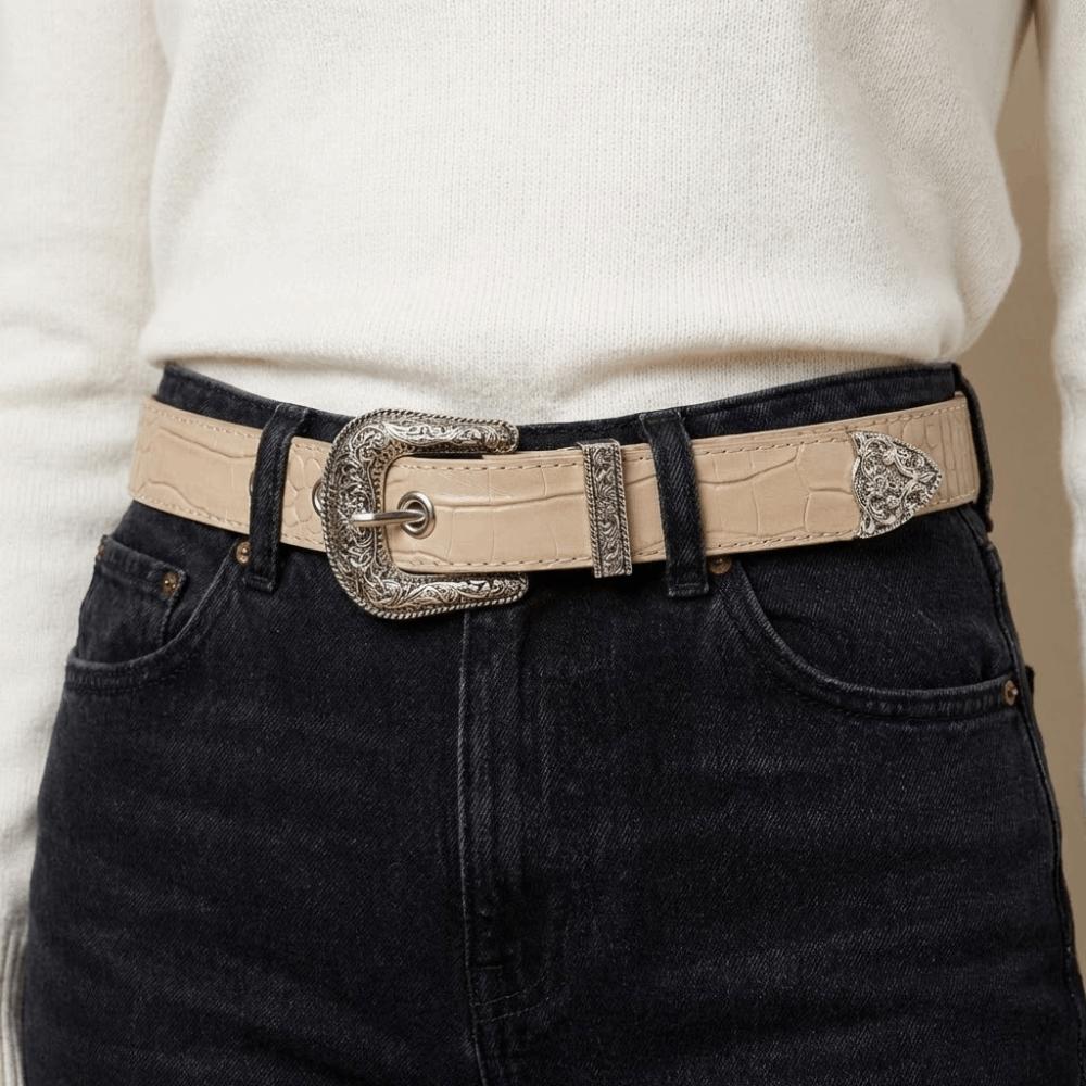 Pin Buckle Women Belt Punk PU Leather Waistbands Fashion Retro Waist Belt  Party