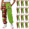 Kids' Fashion Christmas Print Loose-Fit Waistband Casual Sweatpants