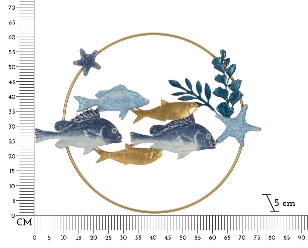 Wall Iron Panel Marine Cm 77X5X63