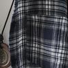 Navava Women Casual Check Long Sleeve Shirt Nb2958
