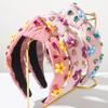 Модная и милая по стилю повязка на голову с цветком из стразов для женщин, уникальный аксессуар для волос и заколка для волос