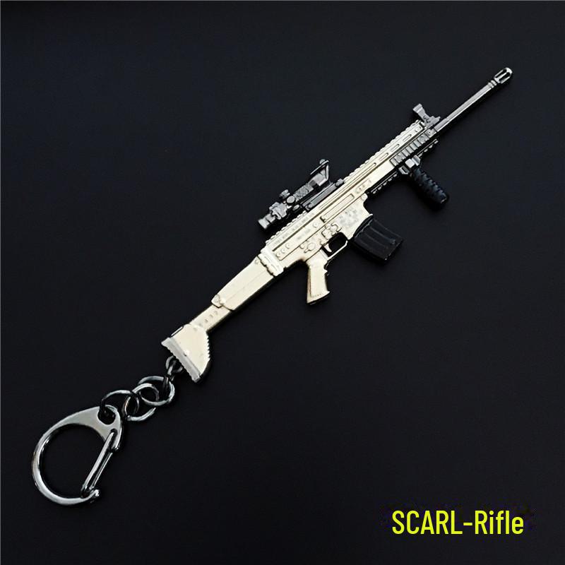 PlayerUnknown's Battlegrounds 98KAWM Rifle Gun Model Keychain Pendant - 10cm