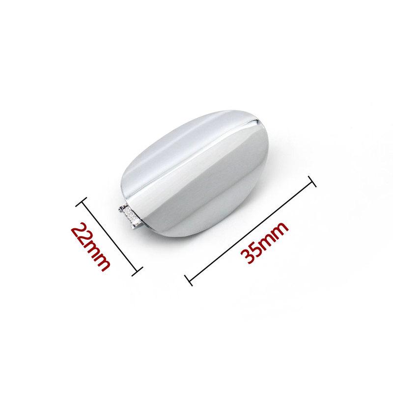 Car Front Outside Door Handle Lock Key Hole Cover Trim Chrome Cap For BMW Mini Cooper JCW One F54 F55 F56 F57 F60 51217431945